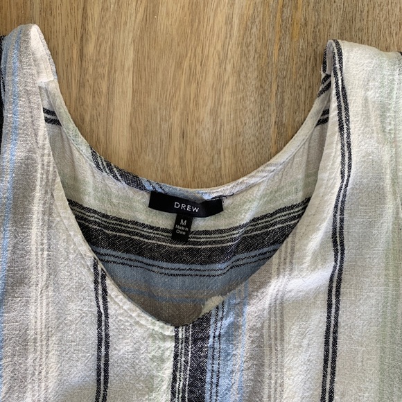 Striped tie dress - Picture 3 of 4